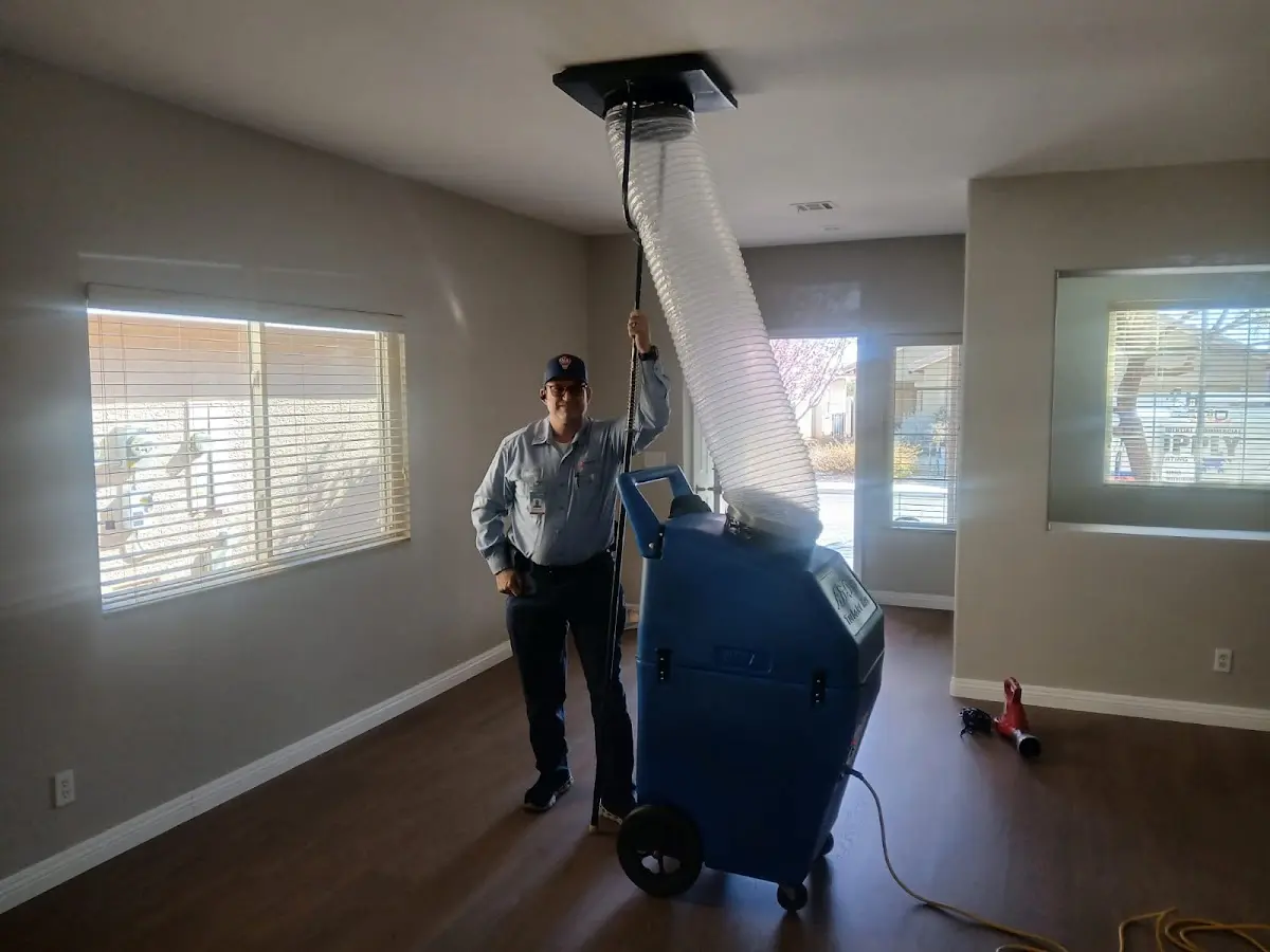 Professional Dryer Vent Cleaning work inside a Bridgeport home